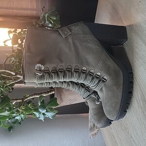 Bugatti Suede Heel Hiking Boots